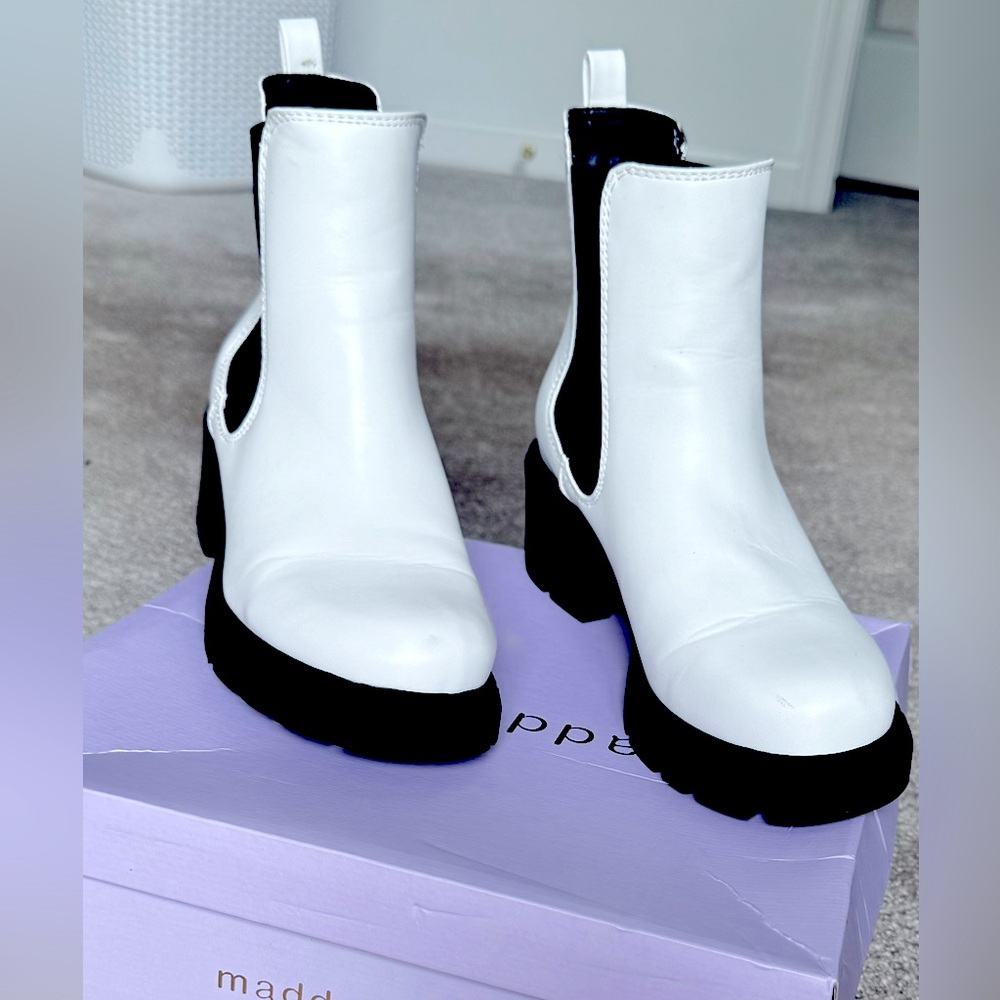 Madden Girl Tessa - White 8.5 Boot